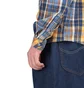 Lee x Timberland Flannel Shirt (Blau / Braun)