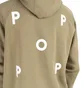 Pop Trading Company Logo Hooded Sweat (Oliv)