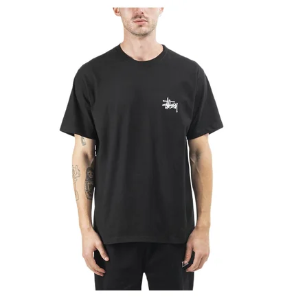Stüssy Basic Tee (Schwarz)