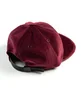 Raised by Wolves Velvet 6 Panel Cap (Weinrot)