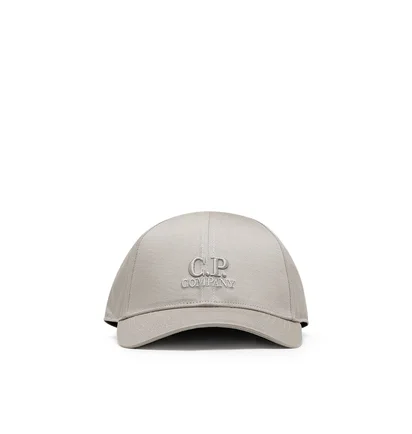 C.P. Company Gabardine Logo Cap (Beige)