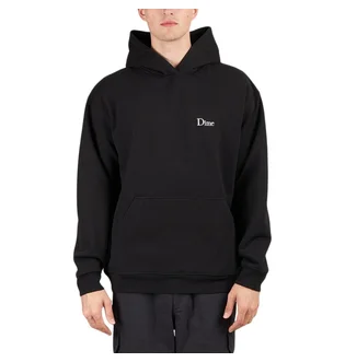 Dime Classic Small Logo Hoodie (Schwarz)