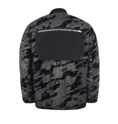 Stone Island Shadow Project Padded Bomber Jacket Lucid Flock (Schwarz)