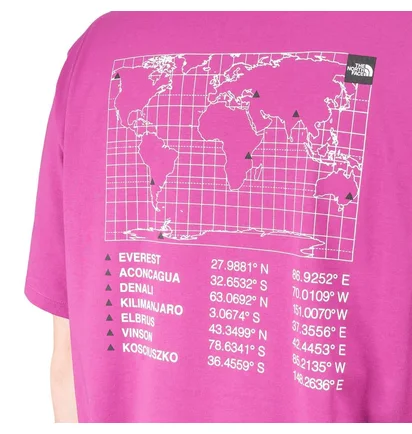 The North Face M SS Himalayan Summits Tee (Lila)