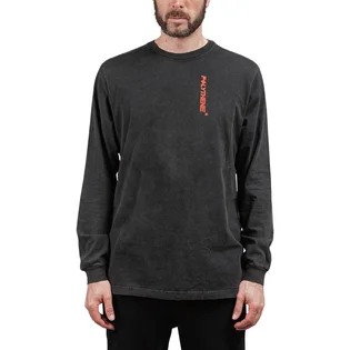 Polythene* Optics Metal Rod Long Sleeve T-Shirt (Schwarz)
