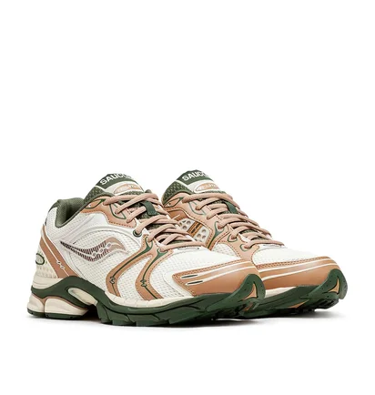 Saucony & Friends Seanella Abraham ProGrid Triumph 4 (Beige / Grün)
