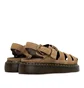 Dr. Martens Wrenlie Bronx Wildleder Fisherman Sandalen (Beige)