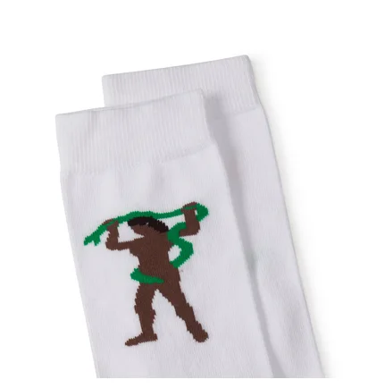 Carne Bollente Milk Snake Socken (Weiß)