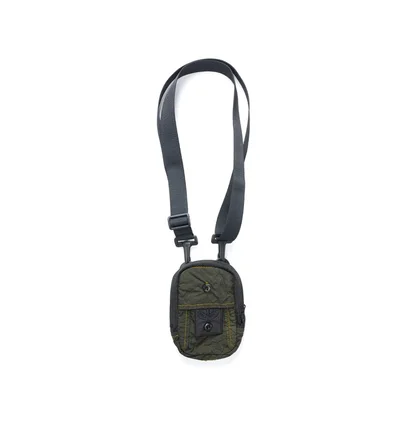 Stone Island Shadow Project Compact Pouch (Olive / Schwarz)