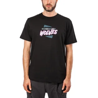 Raised by Wolves Vaporwave T-Shirt (Schwarz)