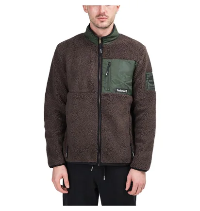 Timberland x Mastermind Fleece Jacket (Dunkelbraun / Grün)