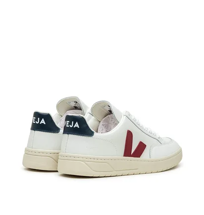 VEJA Pack WMNS V-12 Leather Extra (Weiß / Rot)