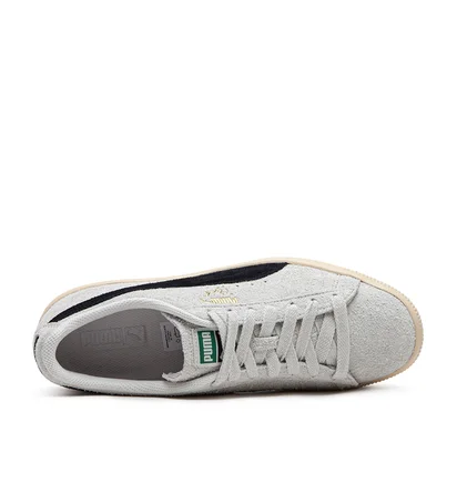 Puma Clyde Hairy Suede (Grau / Schwarz)