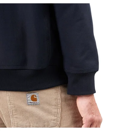 Carhartt WIP American Script Sweatshirt (Navy)