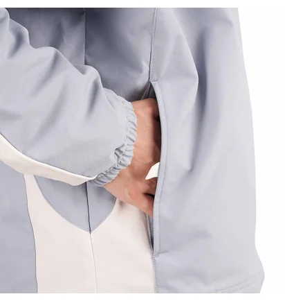 metalwood Paneled Track Jacket (Blau)