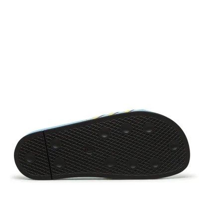 adidas Adilette Premium 'Aqua' (Blau / Gelb)