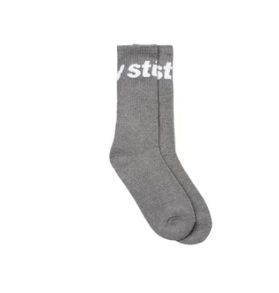 Stüssy Jacquard Logo Socks (Grau)
