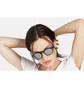 Super by Retrosuperfuture Duo-Lens Paloma (Silber & Schwarz)