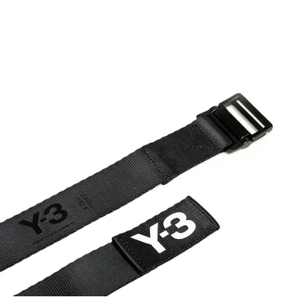 adidas Y-3 Classic Logo Belt (Schwarz)