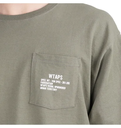Vans Vault x WTAPS Pocket T-Shirt (Oliv)
