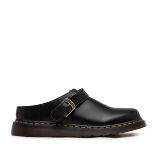 Dr. Martens Isham Vintage Smooth Leather Slingback Mules (Schwarz)