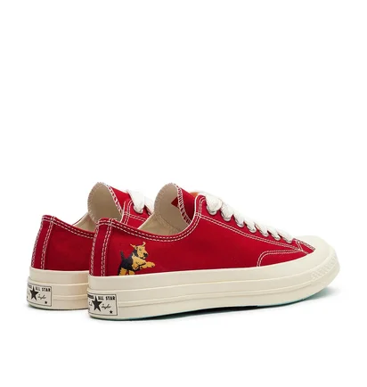 Converse x Golf Le Fleur* Chuck 70 OX (Rot / Beige)