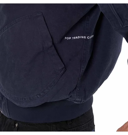 Pop Trading Company Flight Jacket (Navy)