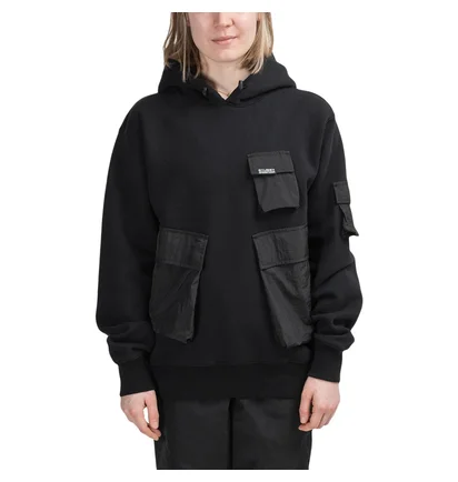 Stüssy WMNS Cargo Fleece Hoodie (Schwarz)