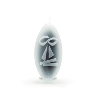 Stüssy Mask Candle (Grau / Schwarz)
