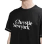 Chrystie NYC Classic Logo T-Shirt (Schwarz)