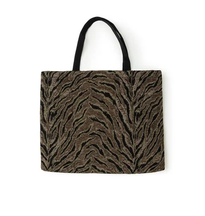 Pleasures Jungle Oversized Double Sided Tote (Braun)