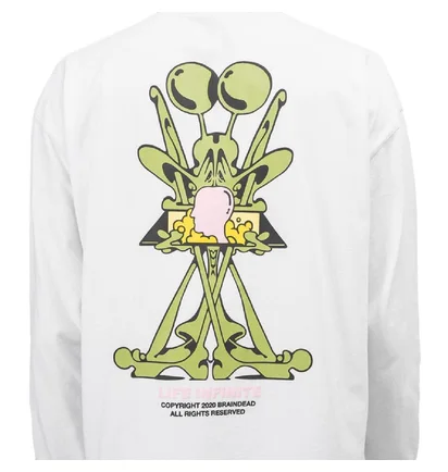 Brain Dead Purgatory Longsleeve (Weiß)