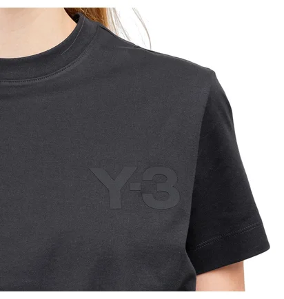 adidas Y-3 W Classic Logo T-Shirt (Schwarz)