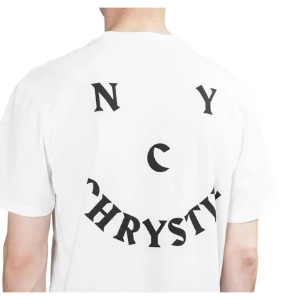 Chrystie NYC Smile Logo T-Shirt (Weiß)