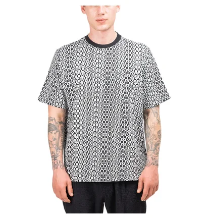 Stüssy Check Crew Tee (Schwarz / Weiß)