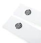 Allike Tennis Socks 2-Pack (Weiß / Schwarz)