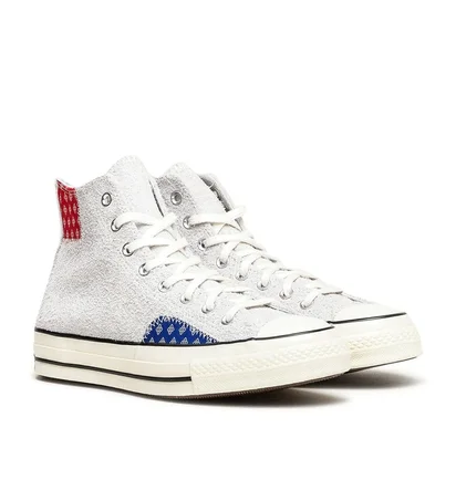 Converse Chuck Taylor 70 Hi Twisted Prep (Grau / Rot / Blau)