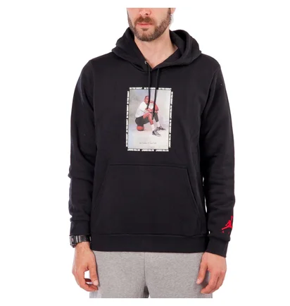 Nike Air Jordan 3 Flight Fleece Hoodie (Schwarz / Weiß / Rot)