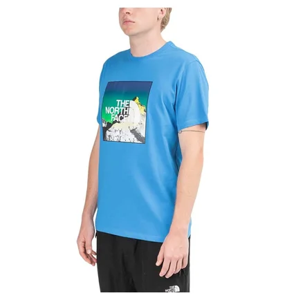 The North Face M SS Himalayan Summits Tee (Blau)