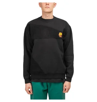Brain Dead Sunflower Paneled Crewneck (Schwarz)