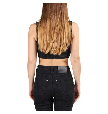 Daily Paper Black Braids Lina Top (Schwarz)