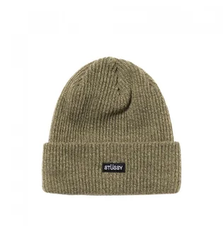 Stüssy Small Patch Watchcap Beanie (Olive)