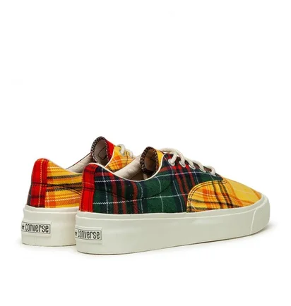 Converse Skid Grip OX 'Twisted Plaid' (Grün / Multi)