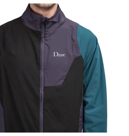 Dime Rage Jacket (Schwarz / Lila / Petrol)