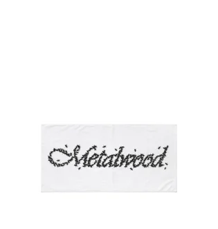 Metalwood Flies Caddie Towel (Weiss / Schwarz)