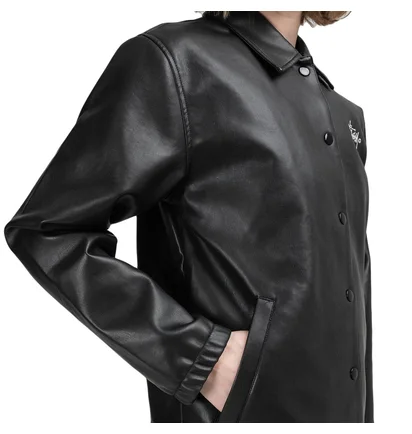 Stüssy WMNS Pu Coach Jacket (Black)