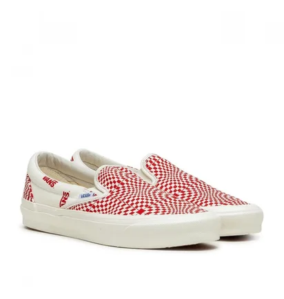 Vans Vault UA OG Classic Slip-On LX (Weiß / Rot)