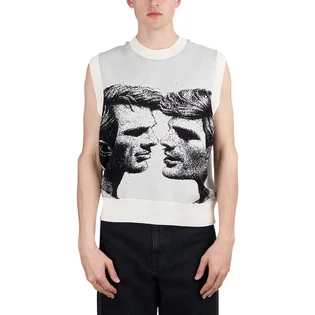 Carne Bollente Brokeback Mountain Vest (Beige / Schwarz)