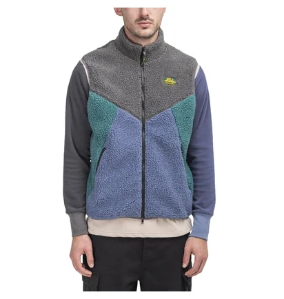 Aimé Leon Dore Polar Fleece Vest (Grau / Blau)