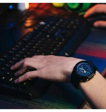 Casio G-Shock GA-2100RGB-1AER (Schwarz / Multi)